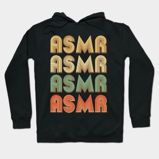 ASMR Tingles Vintage Text Print Hoodie